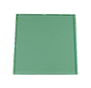 Square 3/4" Jade 10" x 10" Flat Edge Polish .