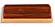 Kensington� Grooved Base  Duet (Birch & Walnut) Piano Finish  for 3/4in Thick x 5in Wide Glass