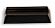 Kensington� Grooved Base  Black Piano Finish  for 3/4in Thick x 6in Wide Glass
