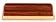 Kensington� Grooved Base  Duet (Birch & Walnut) Piano Finish  for 3/4in Thick x 7in Wide Glass