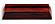 Kensington� Grooved Base  Rosewood Piano Finish  for 3/4in Thick x 7in Wide Glass