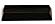 Kensington� Grooved Base  Black Piano Finish  for 3/4in Thick x 8in Wide Glass