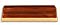 Kensington� Grooved Base  Duet (Birch & Walnut) Piano Finish  for 3/4in Thick x 8in Wide Glass