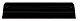 Kensington Professional Sign Series Base  Black Piano Finish  for 1/2in Thick x 12in Wide Glass