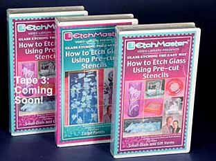 Video 5: How to Etch Glass Using Pre-Cut Stencils, Part I