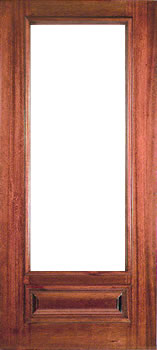 Door with 3/4 light (rectangle)