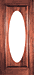 Door with Deluxe full oval