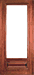 Door with 3/4 light (rectangle)