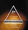 Triangle, Beveled, 1/2in. Jade, Small