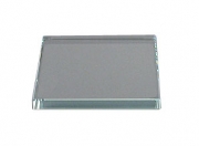 Square 1/2" Clear 5" x 5" Flat Edge Polish .