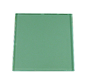 Square 1/2" Jade 8" x 8" Flat Edge Polish .