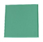 Square 3/8" Jade 9" x 9" Flat Edge Polish .