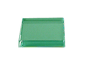 Square 3/4" Jade 4" x 4" Flat Edge Polish .