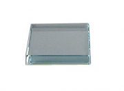 Square 3/4" Clear 4" x 4" Flat Edge Polish .