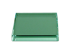 Square 3/4" Jade 5" x 5" Flat Edge Polish .