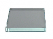 Square 3/4" Clear 5" x 5" Flat Edge Polish .