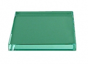 Square 3/4" Jade 6" x 6" Flat Edge Polish .