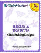 EtchMaster Glass Etching Designs No. 2: Birds & Insects