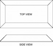 Rectangles  Clear  1/2in. Glass   Edge #3  4 x 5