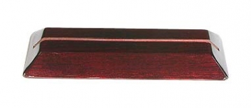 Kensington Grooved Base  Rosewood Piano Finish  for 1/2in Thick x 7in Wide Glass