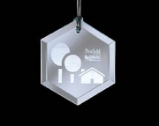 Ornament Hexagon Clear Mirror