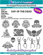 Day of the Dead Photo Resist Stencil Pack