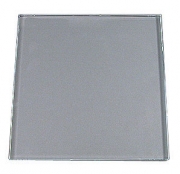 Square 3/8" Clear 10" x 10" Flat Edge Polish .