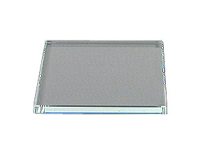 Square 1/4" Clear 5" x 5" Flat Edge Polish (5 pack) .