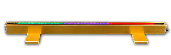 Lighted Extrusion Base in Gold